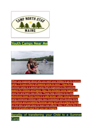 Youth Camps Near Me