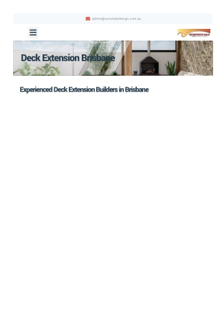 Deck Extension Brisbane