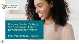 Goodman Lantern’s Rising Stars Campaign Career Development for Women