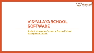 Student Information System in Guyana