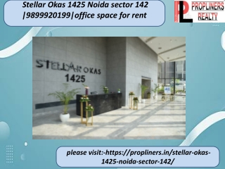 Stellar Okas 1425 Noida sector 142