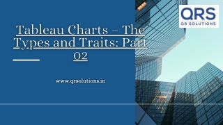 Tableau Charts – The Types and Traits Part 02