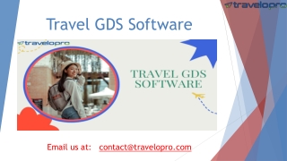 Travel GDS Software