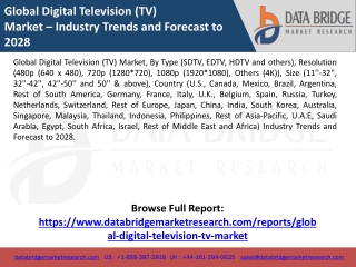 Global Digital Television (TV) Market