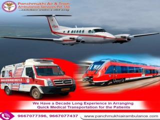 Panchmukhi Train Ambulance in Patna and Ranchi is Offering Best Budget Medical Transportation