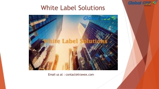 White Label Solutions