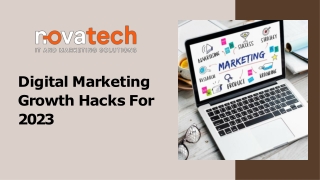 Digital Marketing Growth Hacks For 2023