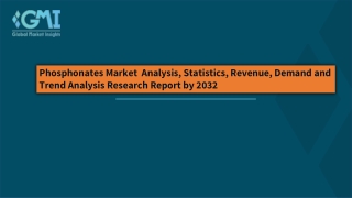 Phosphonates Market  Trend, Drivers, Challenges, Key Companies by 2032