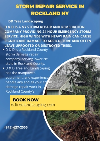 Storm Repair Service in Rockland NY