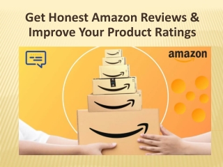 Get Honest Amazon Reviews & Improve Your Product Ratings