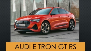 Audi E Tron GT RS