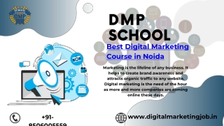 Best Digital Marketing Course in Noida