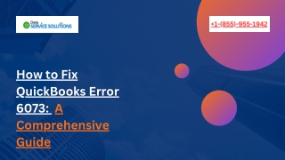 QuickBooks Error 6073: Causes and Solutions