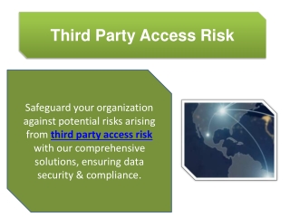Third Party Access Risk