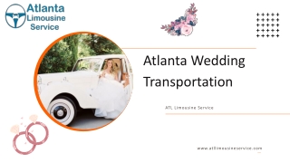 Atlanta Wedding Transportation Services for Your Special Day