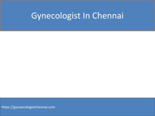 best gynecologist in chennai