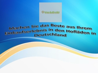 Sind Sie auf der Suche nach einem wertvollen Hofladenverzeichnis in Deutschland?