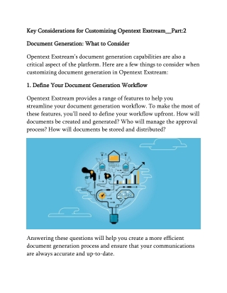 Key Considerations for Customizing Opentext Exstream__Part2