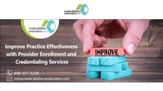 Improve Practice Effectiveness with Provider Enrollment and Credentialing Services