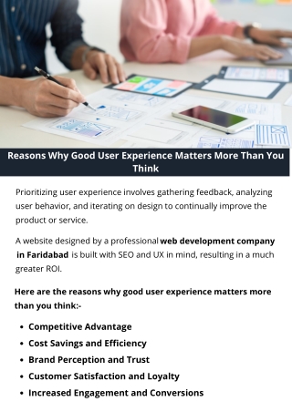 Reasons Why Good User Experience Matters More Than You Think