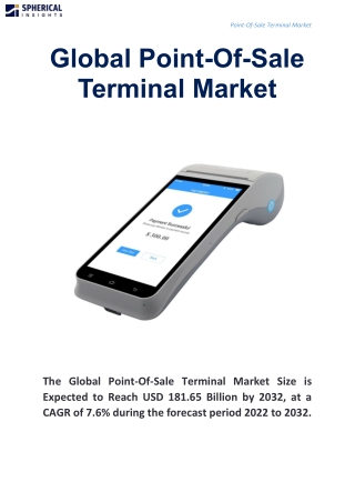 Global Point-Of-Sale Terminal Market