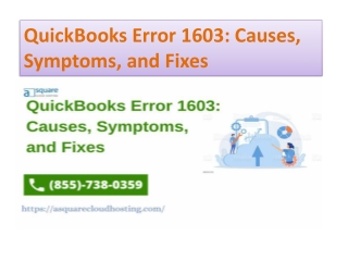 QuickBooks Error 1603: Causes, Symptoms, and Fixes