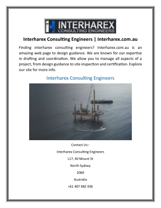 Interharex Consulting Engineers  Interharex.com.au