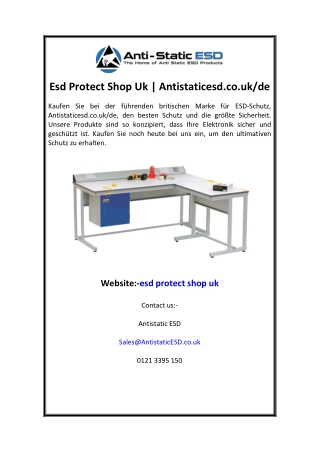 Esd Protect Shop Uk  Antistaticesd.co.uk de