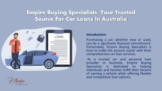 Loan For Car Australia