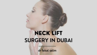 NECK LIFT surgery in dubai