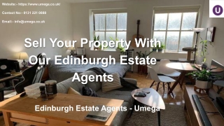 Sell Your Property With Our Edinburgh Estate Agents