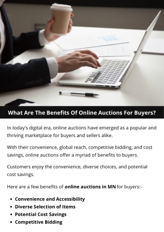 What Are The Benefits Of Online Auctions For Buyers?