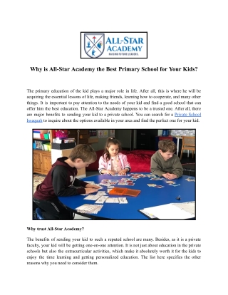Elementary School Learning Issaquah