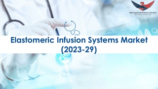 Elastomeric Infusion Systems Market Key Trends and Competitor Analysis to 2029