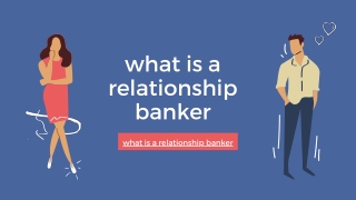 what is a relationship banker