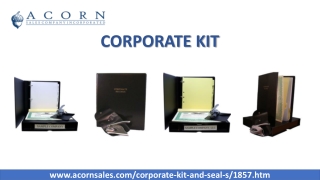 Corporate Kit | Acorn Sales