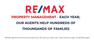 Remax Real Estate Agents London