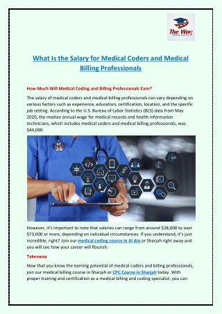 What Is the Salary for Medical Coders and Medical Billing Professionals