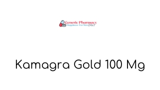 Kamagra Gold 100 Mg