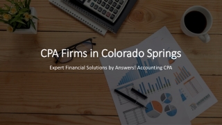 CPA Firms in Colorado Springs