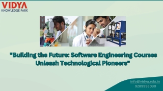 Building the Future Software Engineering Courses Unleash Technological Pioneers