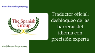 Traductor oficial: desbloqueo de las barreras del idioma con precisión experta