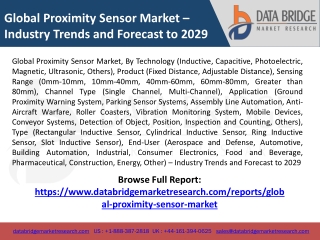 Global Proximity Sensor Market