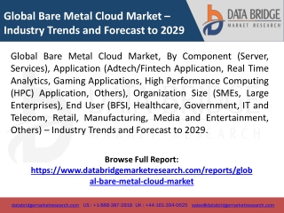 Global Bare Metal Cloud Market