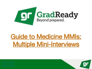 Guide to Medicine MMIs