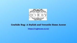 Cowhide Rug A Stylish and Versatile Home Accent