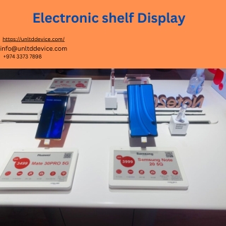 Electronic shelf Display