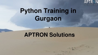 Python Training in Gurgaon