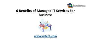 6 Benefits of Managed IT Services For Business