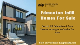 Edmonton Infill Homes For Sale